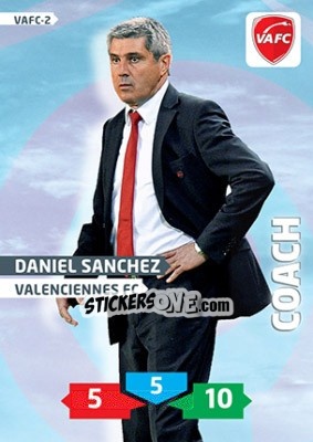 Sticker Daniel Sanchez - FOOT 2013-2014. Adrenalyn XL n. VAFC-2 - Panini