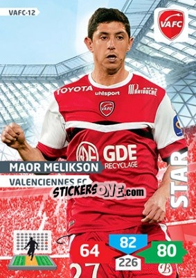 Sticker Maor Melikson - FOOT 2013-2014. Adrenalyn XL n. VAFC-12 - Panini