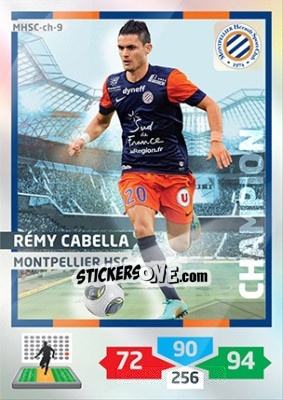 Sticker Rémy Cabella - FOOT 2013-2014. Adrenalyn XL n. MHSC-ch-9 - Panini
