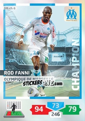Sticker Rod Fanni - FOOT 2013-2014. Adrenalyn XL n. OM-ch-6 - Panini