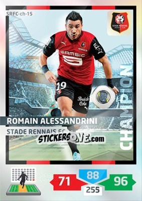 Cromo Romain Alessandrini - FOOT 2013-2014. Adrenalyn XL n. SRFC-ch-15 - Panini