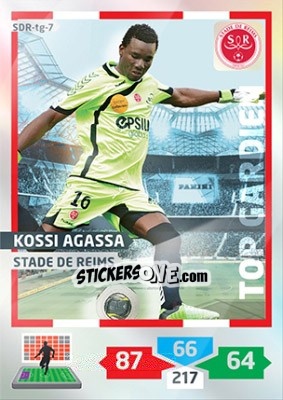 Sticker Kossi Agassa - FOOT 2013-2014. Adrenalyn XL - Panini