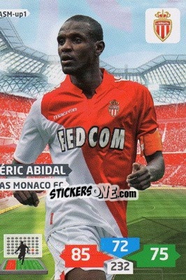Sticker éric Abidal - FOOT 2013-2014. Adrenalyn XL n. ASM-up1 - Panini
