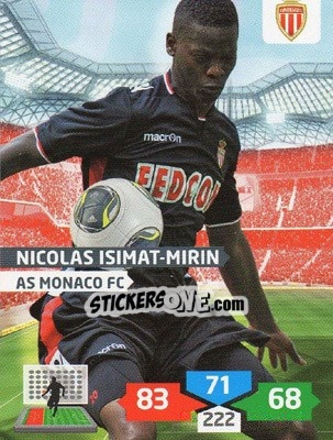 Sticker Nicolas Isimat-Mirin - FOOT 2013-2014. Adrenalyn XL n. ASM-up2 - Panini