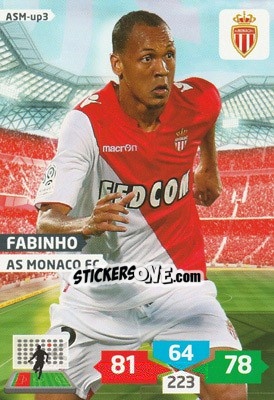 Sticker Fabinho - FOOT 2013-2014. Adrenalyn XL n. ASM-up3 - Panini