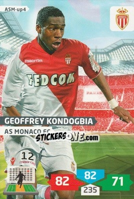Sticker Geoffrey Kondogbia - FOOT 2013-2014. Adrenalyn XL n. ASM-up4 - Panini