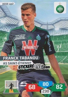 Sticker Franck Tabanou - FOOT 2013-2014. Adrenalyn XL n. ASSE-up2 - Panini