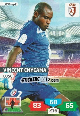 Sticker Vincent Enyeama - FOOT 2013-2014. Adrenalyn XL - Panini
