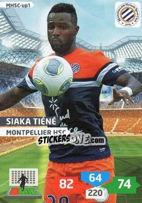 Sticker Siaka Tiéné - FOOT 2013-2014. Adrenalyn XL n. MHSC-up1 - Panini