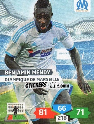 Sticker Benjamin Mendy - FOOT 2013-2014. Adrenalyn XL n. OM-up1 - Panini
