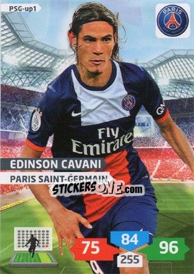 Sticker Edinson Cavani - FOOT 2013-2014. Adrenalyn XL n. PSG-up1 - Panini