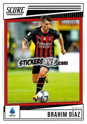 Sticker Brahim Diaz - Score Serie A 2022-2023
 - Panini