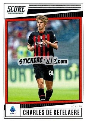 Sticker Charles De Ketelaere - Score Serie A 2022-2023
 - Panini