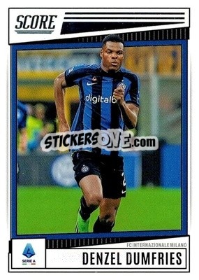 Sticker Denzel Dumfries - Score Serie A 2022-2023
 n. 73 - Panini
