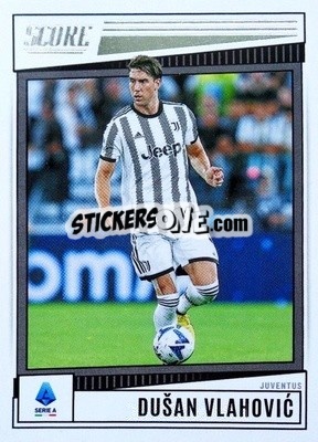 Sticker Dusan Vlahovic - Score Serie A 2022-2023
 n. 93 - Panini