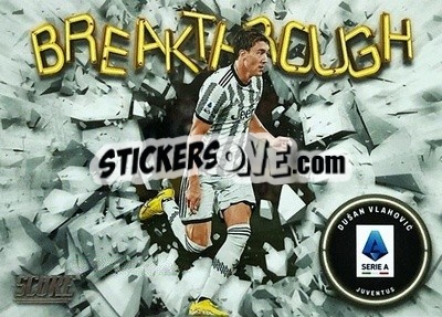 Sticker Dusan Vlahovic - Score Serie A 2022-2023
 - Panini