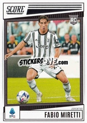 Sticker Fabio Miretti - Score Serie A 2022-2023
 n. 94 - Panini