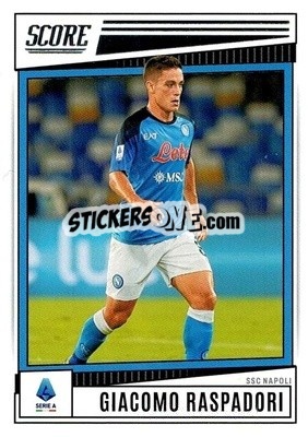 Cromo Giacomo Raspadori - Score Serie A 2022-2023
 n. 196 - Panini
