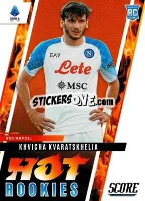 Sticker Khvicha Kvaratskhelia - Score Serie A 2022-2023
 n. HR16 - Panini