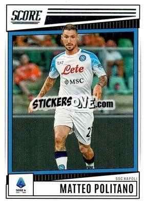 Sticker Matteo Politano - Score Serie A 2022-2023
 n. 148 - Panini