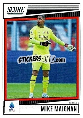 Sticker Mike Maignan - Score Serie A 2022-2023
 n. 6 - Panini