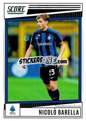 Sticker Nicolo Barella - Score Serie A 2022-2023
 - Panini