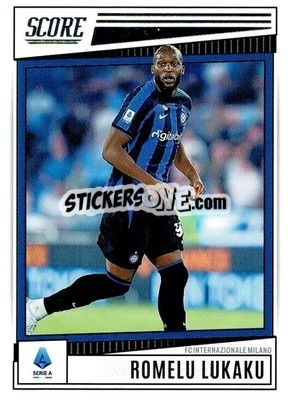 Sticker Romelu Lukaku - Score Serie A 2022-2023
 n. 80 - Panini