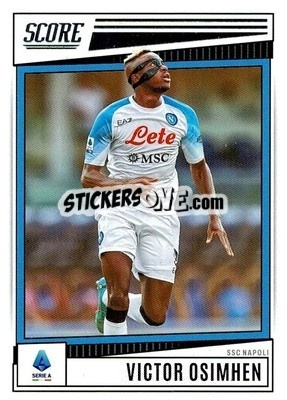 Sticker Victor Osimhen - Score Serie A 2022-2023
 n. 150 - Panini