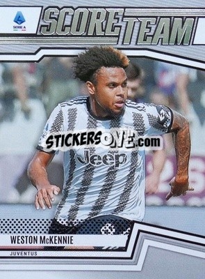 Sticker Weston McKennie - Score Serie A 2022-2023
 n. ST18 - Panini