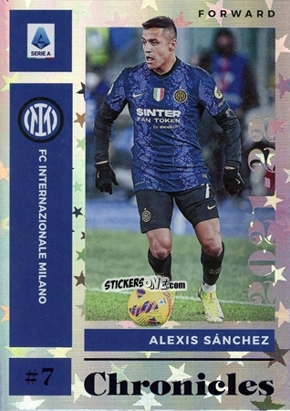 Sticker Alexis Sanchez - Chronicles Soccer 2021-2022
 n. SA10 - Panini