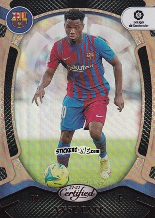 Sticker Ansu Fati - Chronicles Soccer 2021-2022
 n. LL153 - Panini