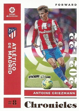 Sticker Antoine Griezmann - Chronicles Soccer 2021-2022
 n. LL3 - Panini