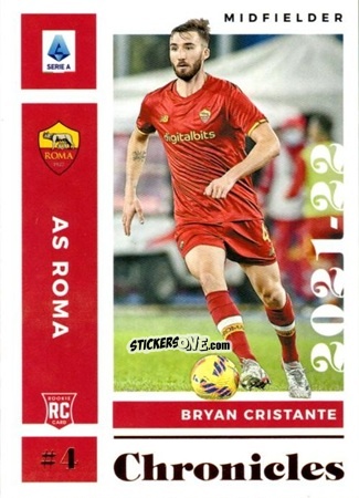 Sticker Bryan Cristante - Chronicles Soccer 2021-2022
 n. SA3 - Panini