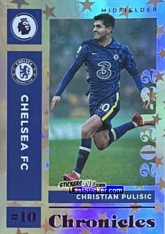 Sticker Christian Pulisic - Chronicles Soccer 2021-2022
 n. PL7 - Panini