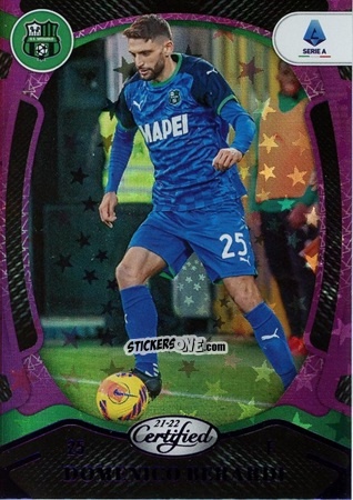 Sticker Domenico Berardi - Chronicles Soccer 2021-2022
 n. SA167 - Panini