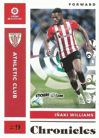 Sticker Inaki Williams - Chronicles Soccer 2021-2022
 n. LL1 - Panini