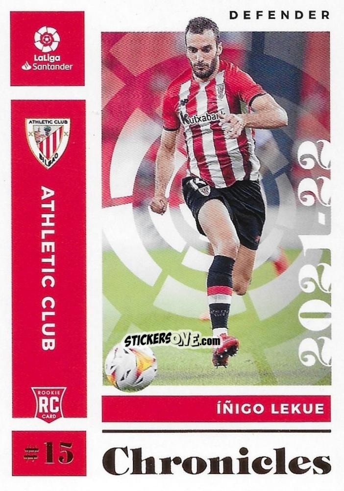 Sticker Inigo Lekue - Chronicles Soccer 2021-2022
 n. LL2 - Panini