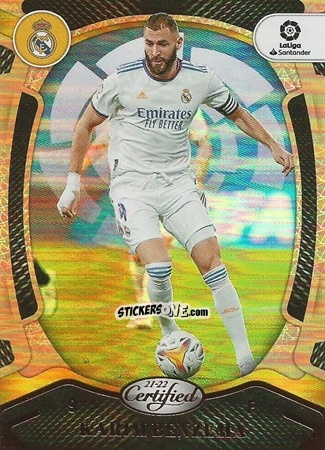 Sticker Karim Benzema - Chronicles Soccer 2021-2022
 n. LL162 - Panini