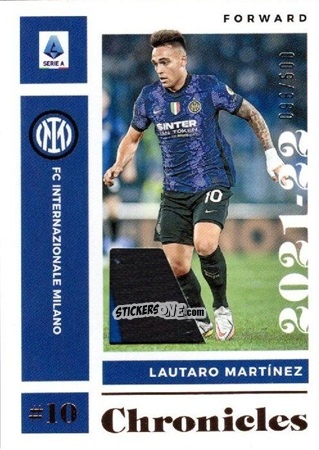 Sticker Lautaro Martinez - Chronicles Soccer 2021-2022
 n. SA11-m - Panini
