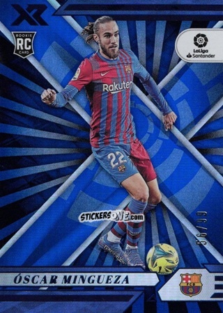 Sticker Oscar Mingueza - Chronicles Soccer 2021-2022
 n. LL112 - Panini