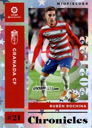 Sticker Ruben Rochina - Chronicles Soccer 2021-2022
 n. LL12 - Panini
