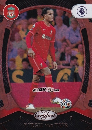 Sticker Virgil van Dijk - Chronicles Soccer 2021-2022
 n. PL153 - Panini