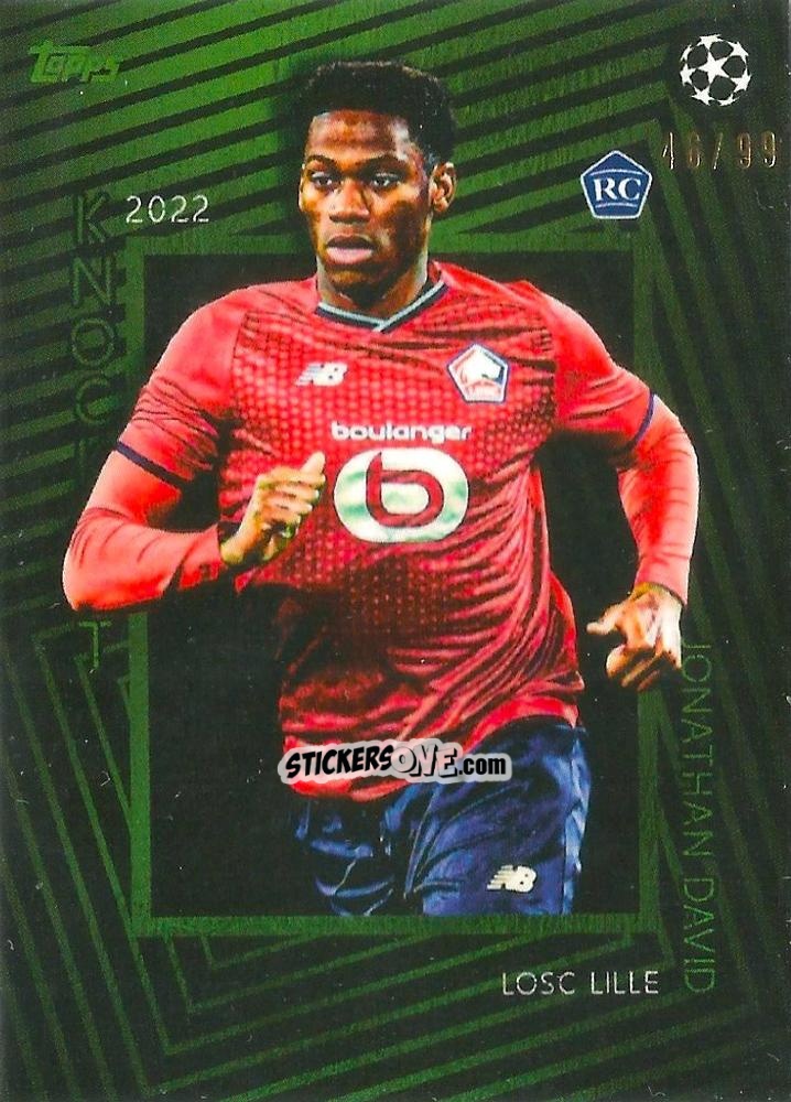 Cromo Jonathan David - UEFA Champions League Knockout 2021-2022
 n. 17gr - Topps