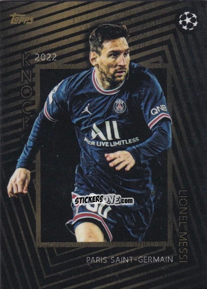 Cromo Lionel Messi - UEFA Champions League Knockout 2021-2022
 n. 24 - Topps