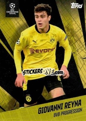Sticker Giovanni Reyna - American Dream Giovanni Reyna UEFA Champions League 2020-2021
 n. 1 - Topps