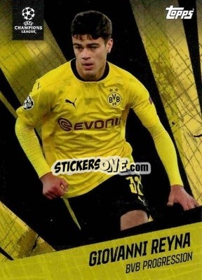 Sticker Giovanni Reyna - American Dream Giovanni Reyna UEFA Champions League 2020-2021
 n. 2 - Topps