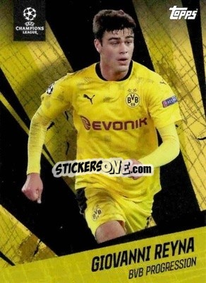 Sticker Giovanni Reyna - American Dream Giovanni Reyna UEFA Champions League 2020-2021
 n. 4 - Topps