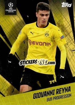Sticker Giovanni Reyna - American Dream Giovanni Reyna UEFA Champions League 2020-2021
 n. 5 - Topps