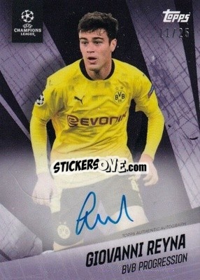 Figurina Giovanni Reyna - American Dream Giovanni Reyna UEFA Champions League 2020-2021
 - Topps