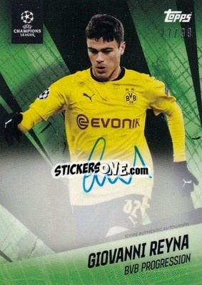 Sticker Giovanni Reyna - American Dream Giovanni Reyna UEFA Champions League 2020-2021
 n. A3 - Topps